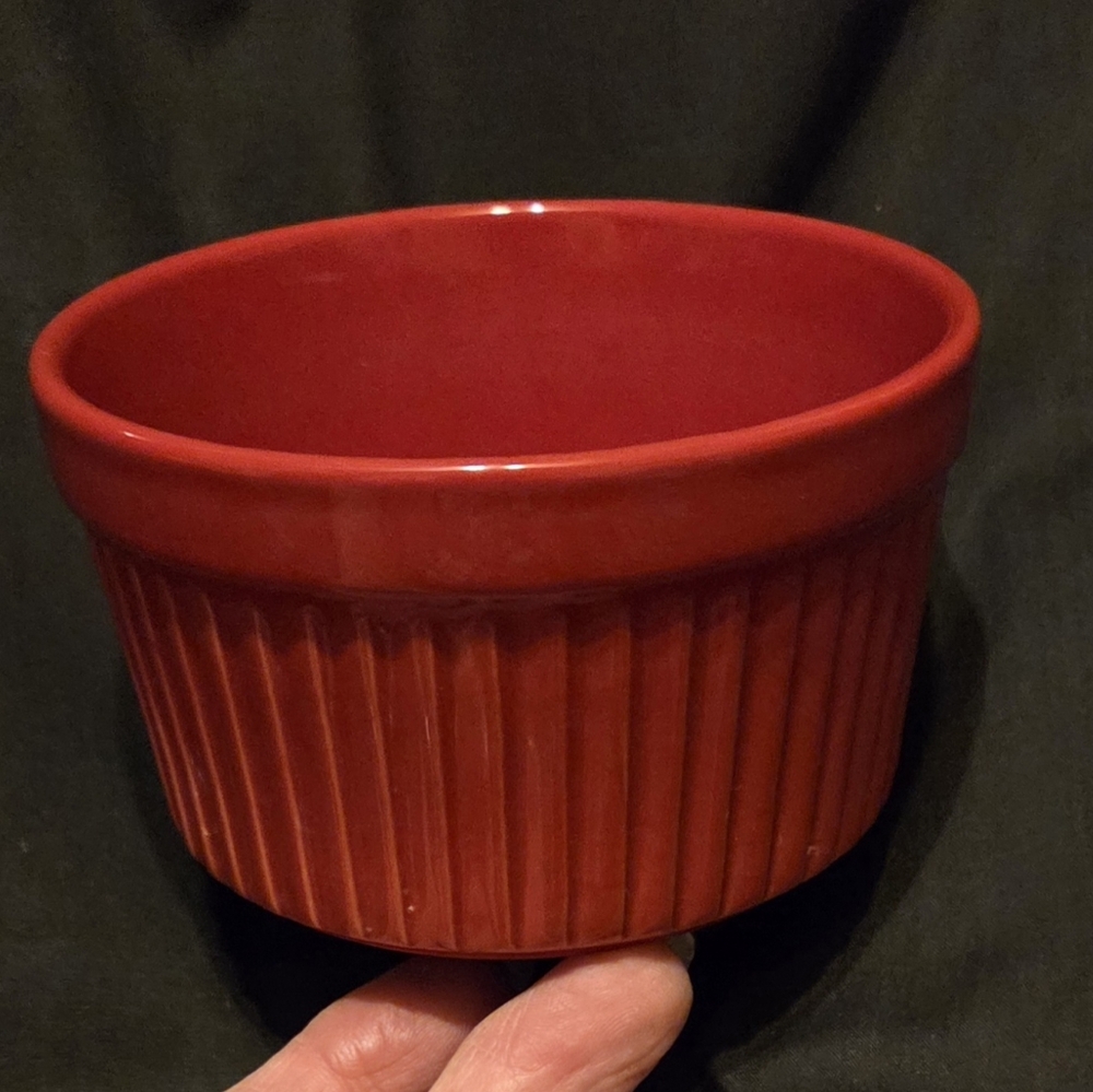 One - The Pioneer Woman 9oz Red Ramekin Stoneware Flea Market
